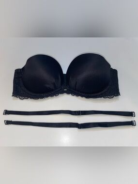 Victoria's Secret Fabulous Black Lace push up Bra